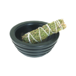 CHARCOAL SOAPSTONE SMUDGE STICK BURNER