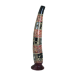 HAND CARVED LONG DECORATIVE CALABASH