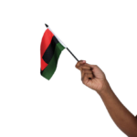 4X6" AFRICAN AMERICAN STICK FLAG