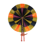 KENTE PRINT #3 FOLDING FAN (0.18LBS)