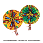 KENTE FOLDING FAN: PRINT B (0.18LBS)