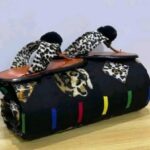 AFRICAN CLOTH WITH NATIVE SANDALS (4.4LBS)