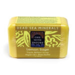 Dead Sea Minerals: Lemon Sage Shea/Argan Soap - 7 oz.