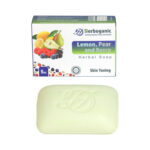 Herboganic:  Lemon, Pear and Berry Herbal Soap, 5 oz