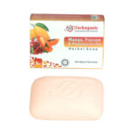 Herboganic:  Mango, Papaya & Pomegranate Herbal Soap, 5 oz