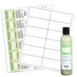 60 - 4"x1¾" Matte Rectangle Labels