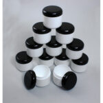 Set Of 12 Plastic Double Wall Jars - 4oz
