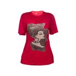 Crown & Coils(Red Tee with Full-Head Braided Queen)