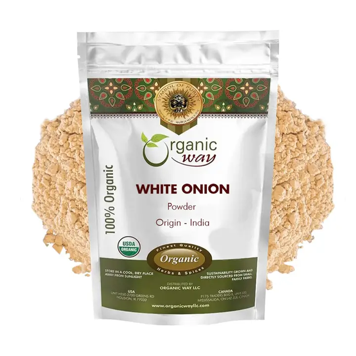 Organic Way White Onion Power | Usda & Kosher Certified | Origin India (1/8 Lbs - 8 oz)