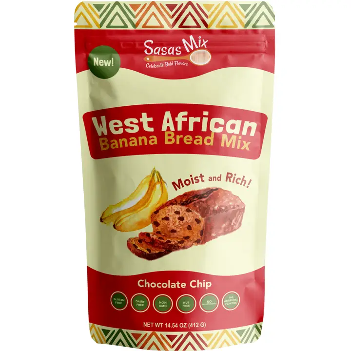 Chocolate Chip West African Banana Bread Baking Mix
