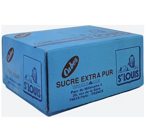 St. Louis Pure Coffee Sugar Cubes 500g, 90 Cubes