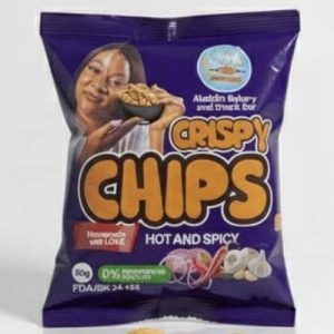 Crispy Chips Hot and Spicy – One Strip (10 pieces) 30g each