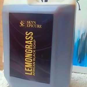 Skynepicure Lemongrass African Black Soap (HAND MADE)