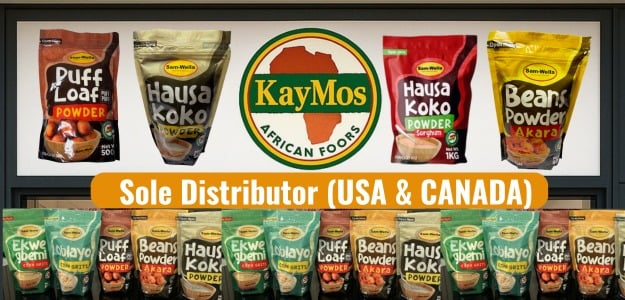 Kaymos African foods.