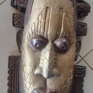 African traditional face tag mask