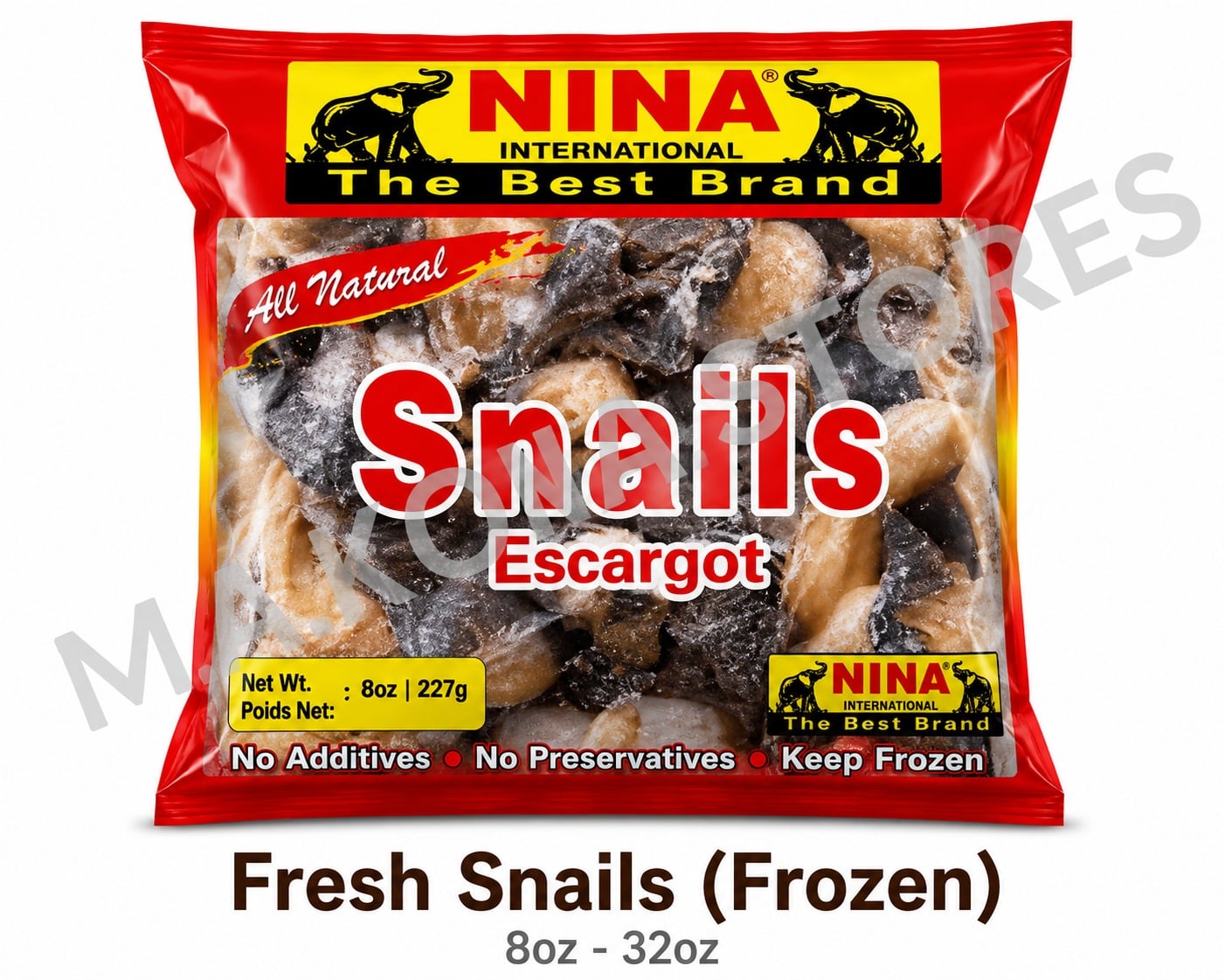 Fresh Snails (Frozen) 8oz - 32oz