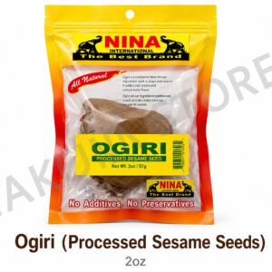Nina ogiri(processed sesame seeds) 2oz